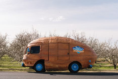 Food-shaped vehicles have been around for at least a century. 