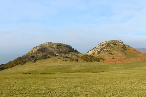 The ruins of Deganwy Castle, Wales.