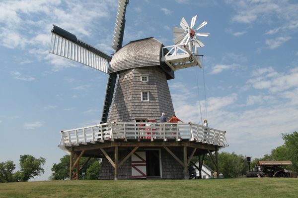 Windmill at the Mennonite Heritage Village Museum