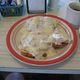 Diner-style cream chipped beef on toast in Richville, New York.