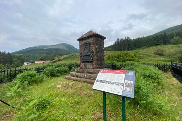 This monument commemorates a soldier who passed away at the age of just 25.