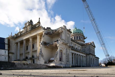 After the earthquake.