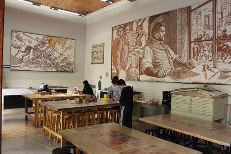 Engraving workshop at the museum