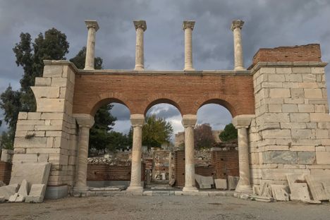 Basilica ruins.