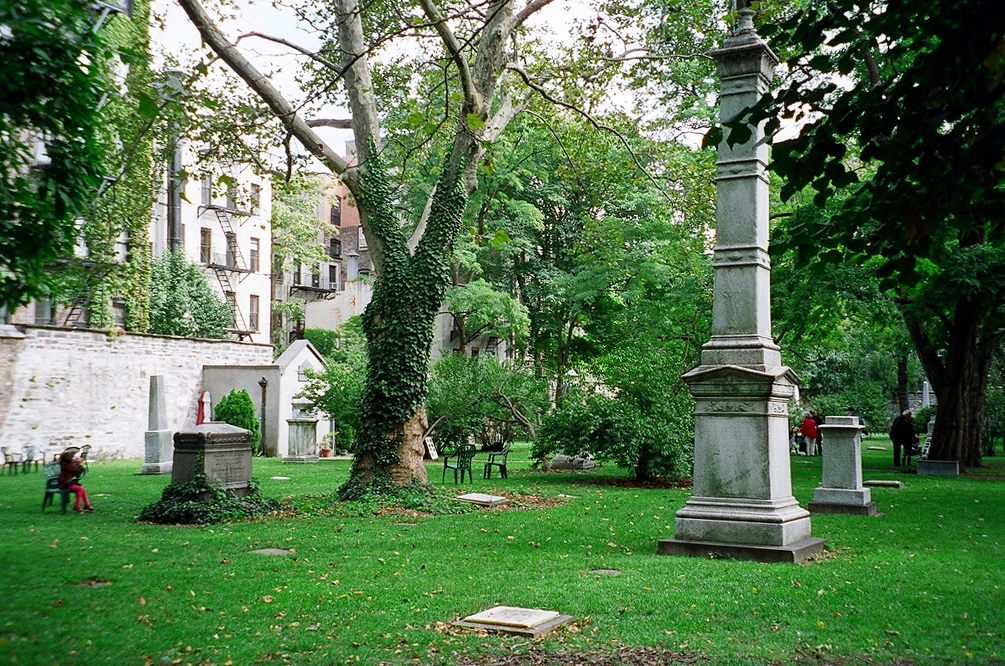 New York City Marble Cemetery on 2nd Street between 2nd Avenue and 1st.