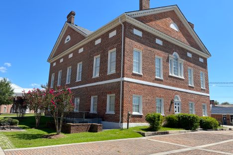 The former Lancaster County Courthouse, now the Lancaster History Museum. 