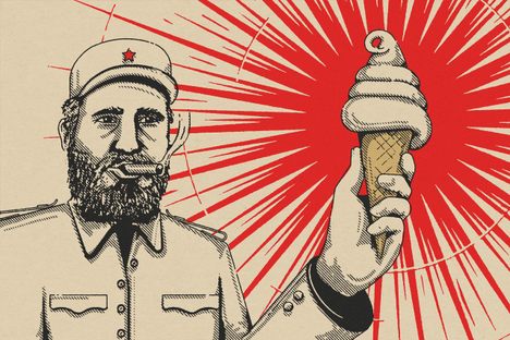 Castro never said no to ice cream.