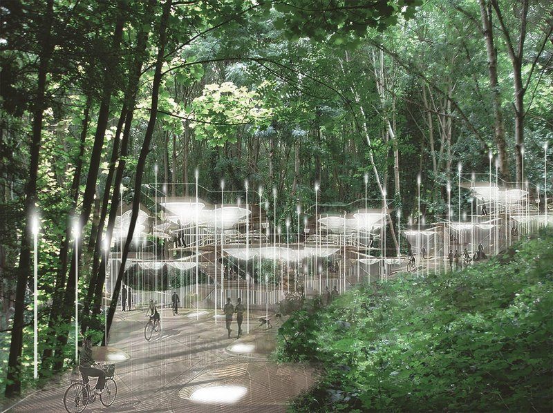 A project underway at Arnos Vale cemetery would build lights powered by decaying biomass instead of burying the dead.