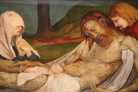 Christ's entombment from the Isenheim Altarpiece.
