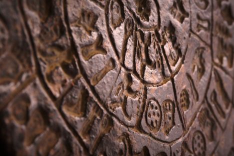 A replica of the Phaistos Disc, which has fascinated and flummoxed us for more than a century.