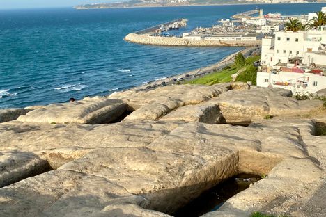 Roman Punic necropolis in the Moroccan coast.