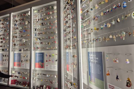 The ornament collection spans decades.