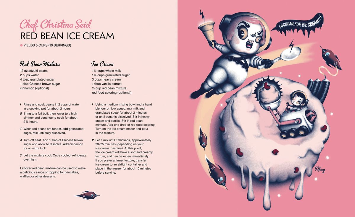 Red Bean Ice Cream recipe by Christina Seid.