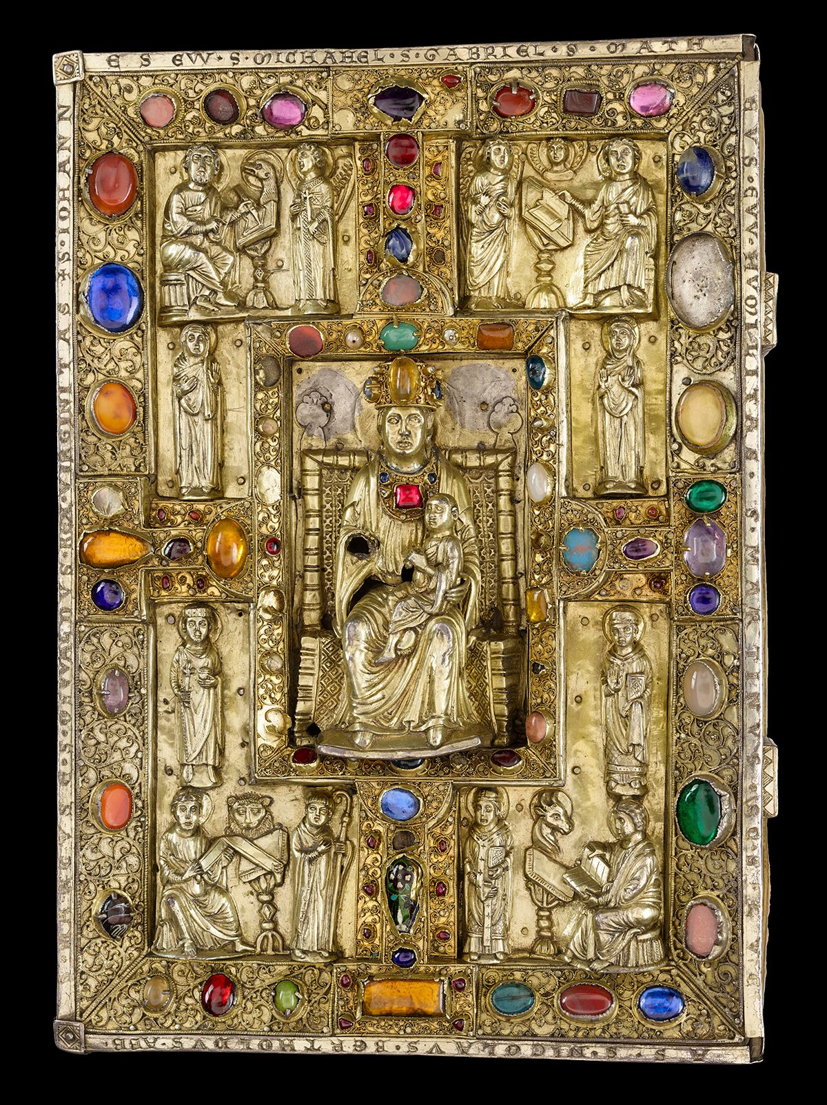 Jeweled cover, <em>Berthold Sacramentary</em>, c. 1215.