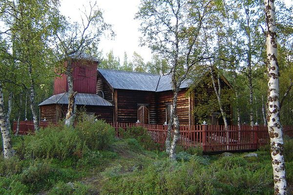 Pielpajärvi Wilderness Church as it appears today