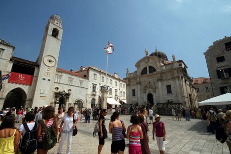 The main Square of Dubrovnik