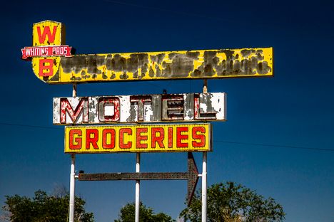 Along Old Route 66 near Budville, New Mexico.