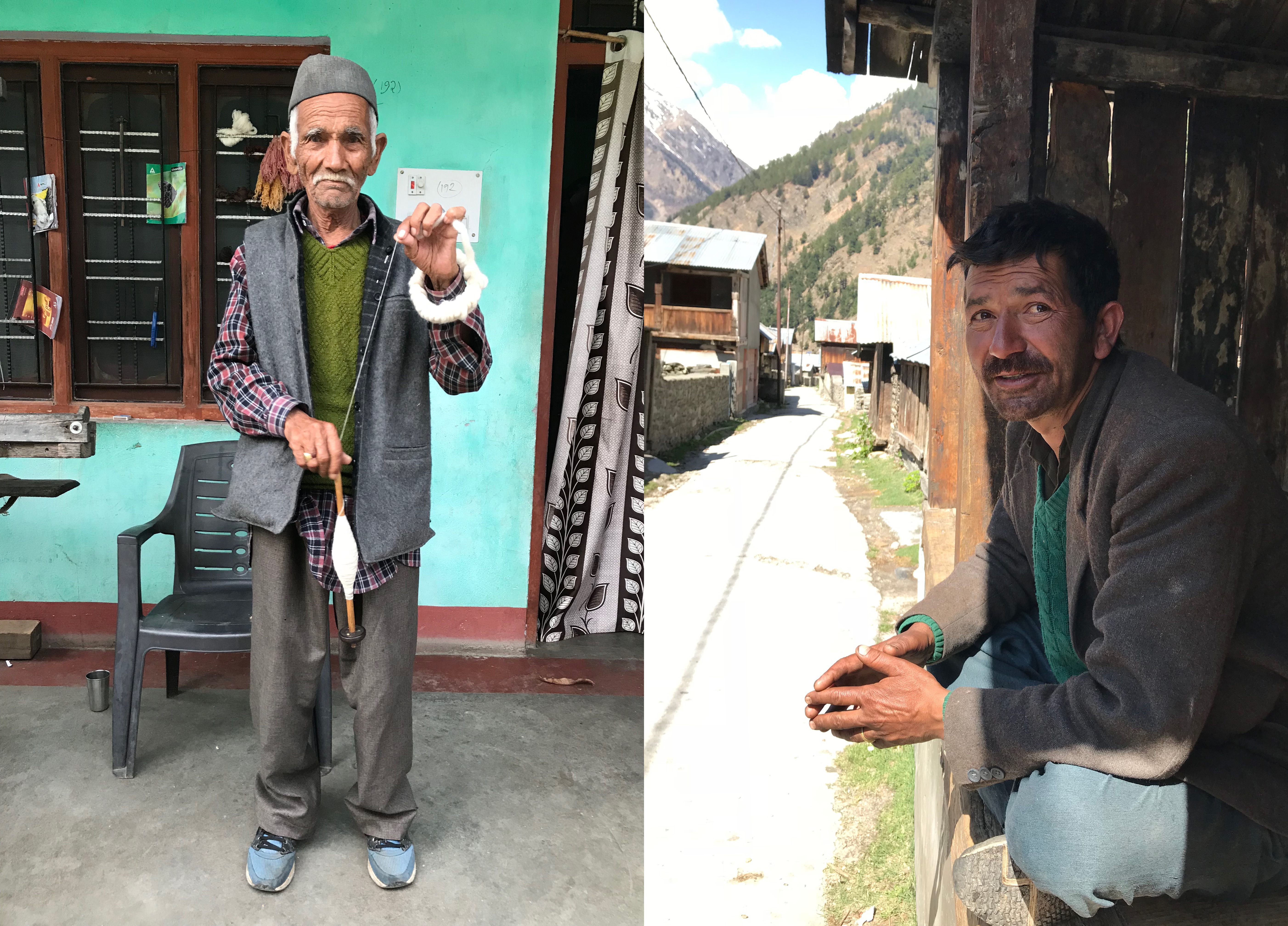 From left: a village elder in Dunda; a Jad man in Bagori village, Uttarakhand, the summer abode of the tribe.