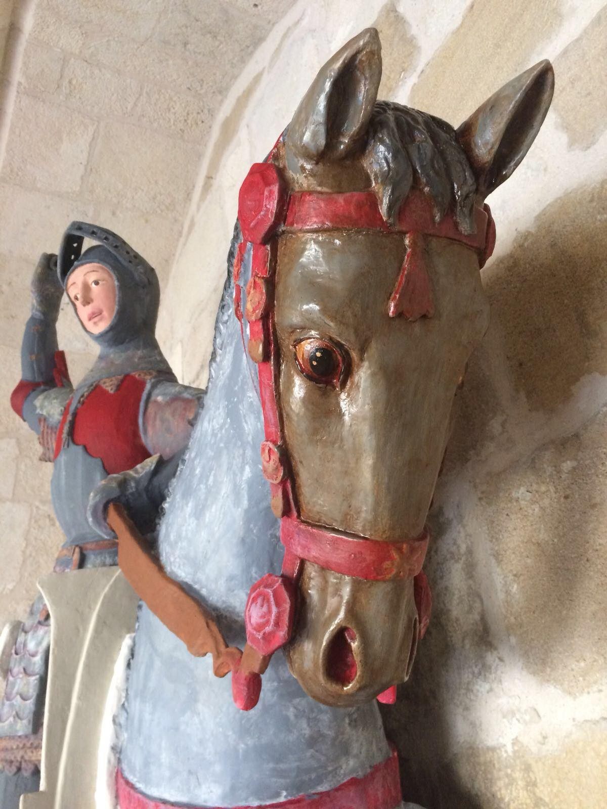 The horse also received an update.