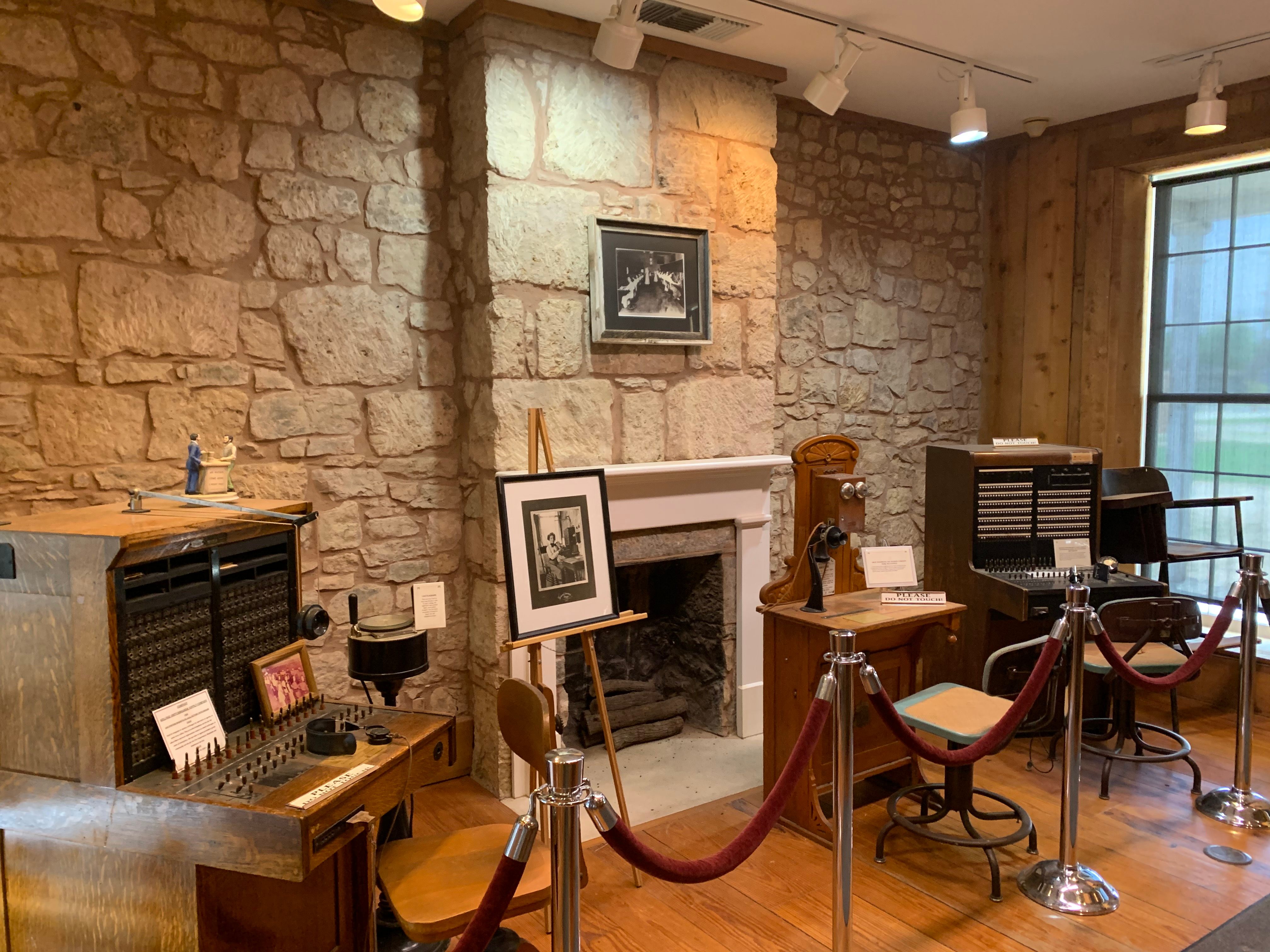 The museum also houses a few switchboards, long made obsolete by modern technology.