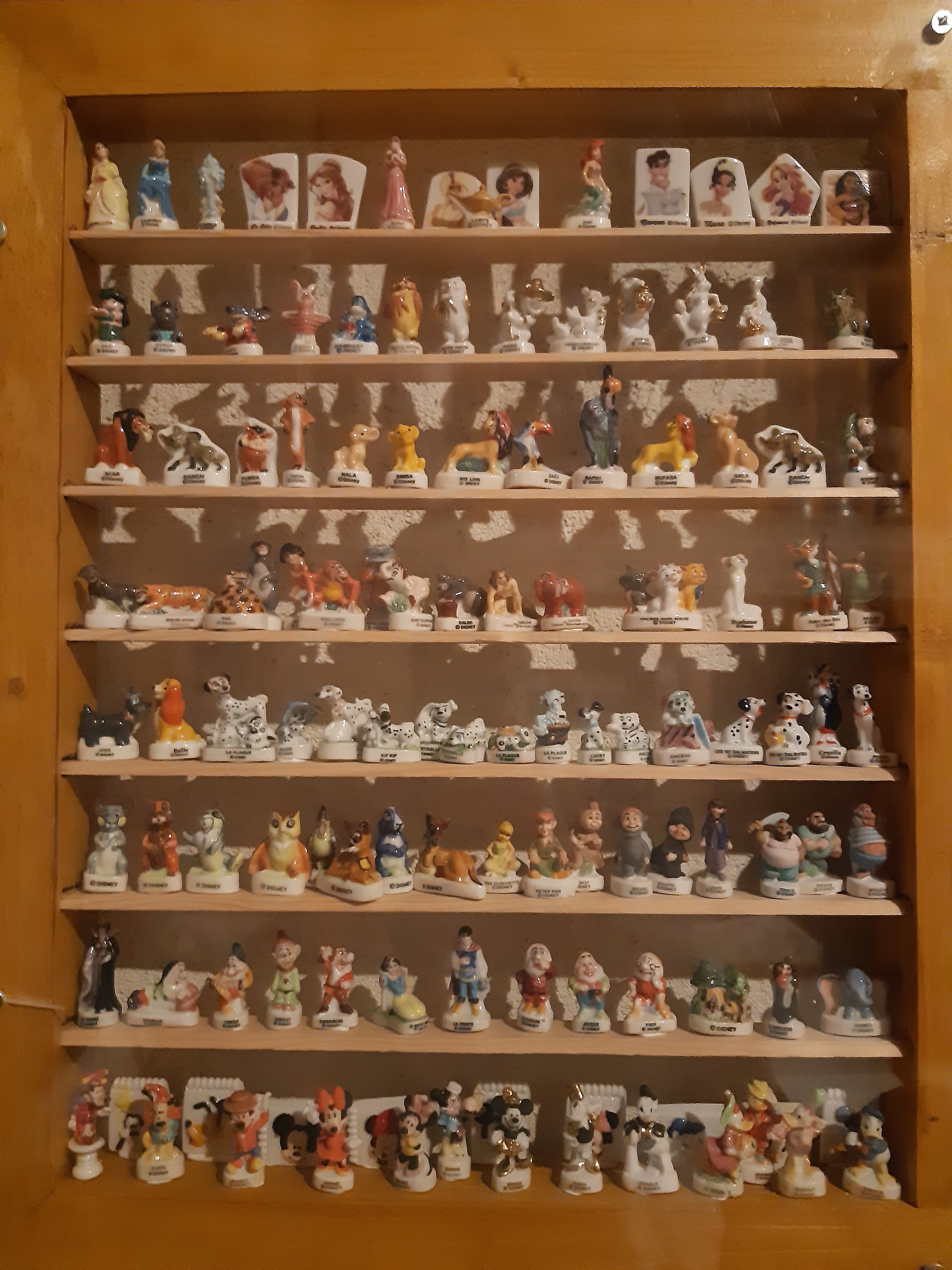 Vintage French Porcelain Feves Figurines by Disney