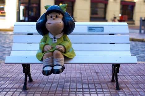 Mafalda in San Telmo, 2009.