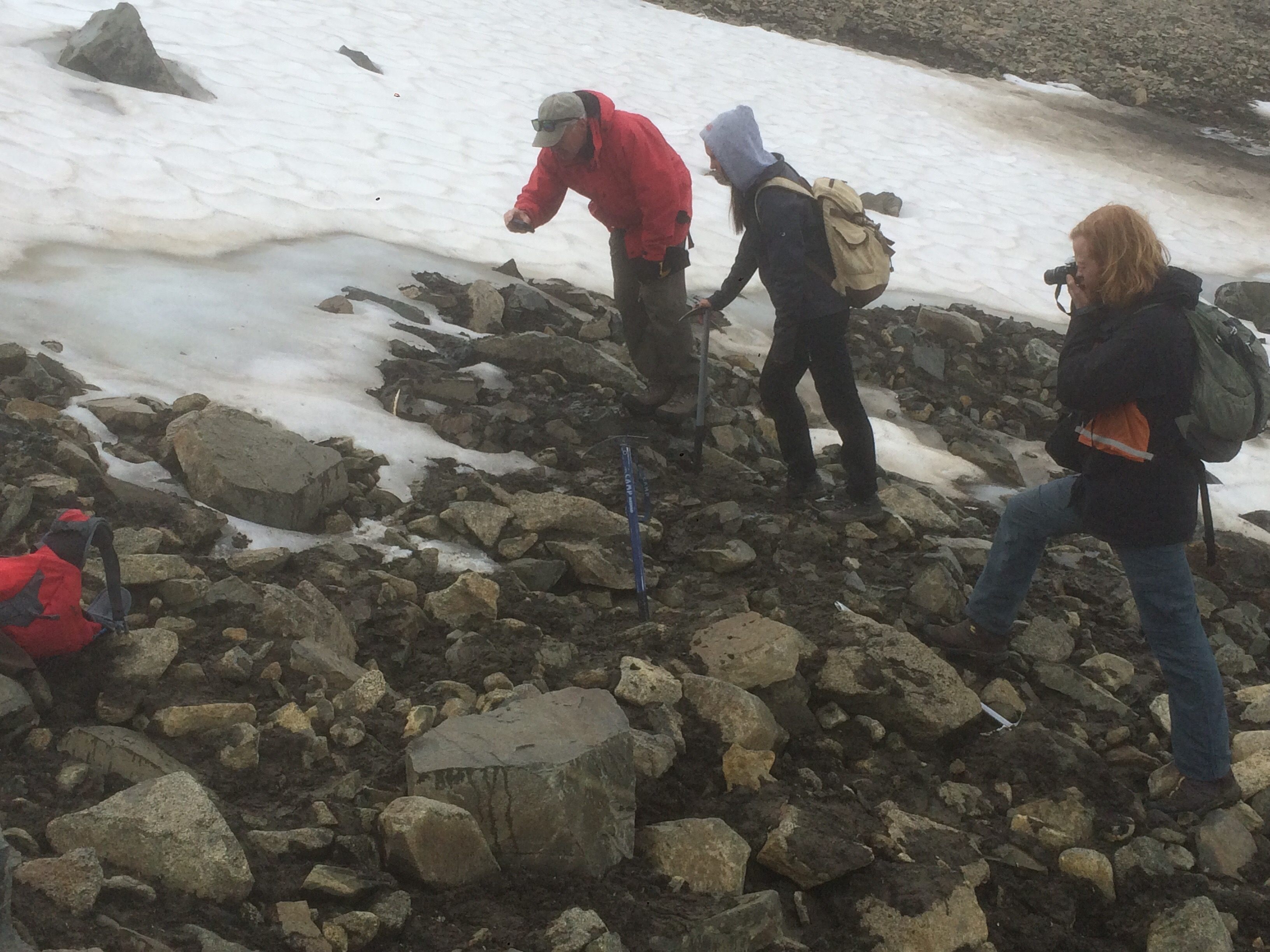 Melting Yukon ice patches are revealing traces of ancient hunters.