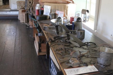 Tools of all kinds were needed by the farmers, ranchers and trappers