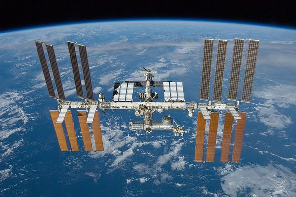 The International Space Station which will one day be at the bottom of the ocean.