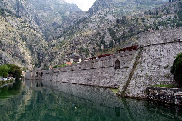 The wall at the Bay of Kotor