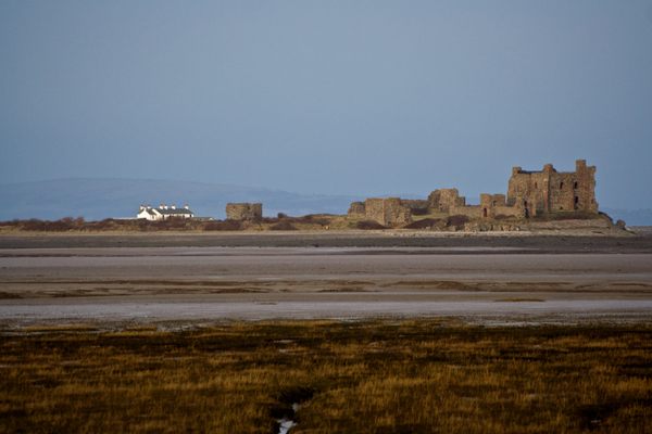 Piel Island from a distance