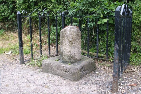 Remains of one of the stones