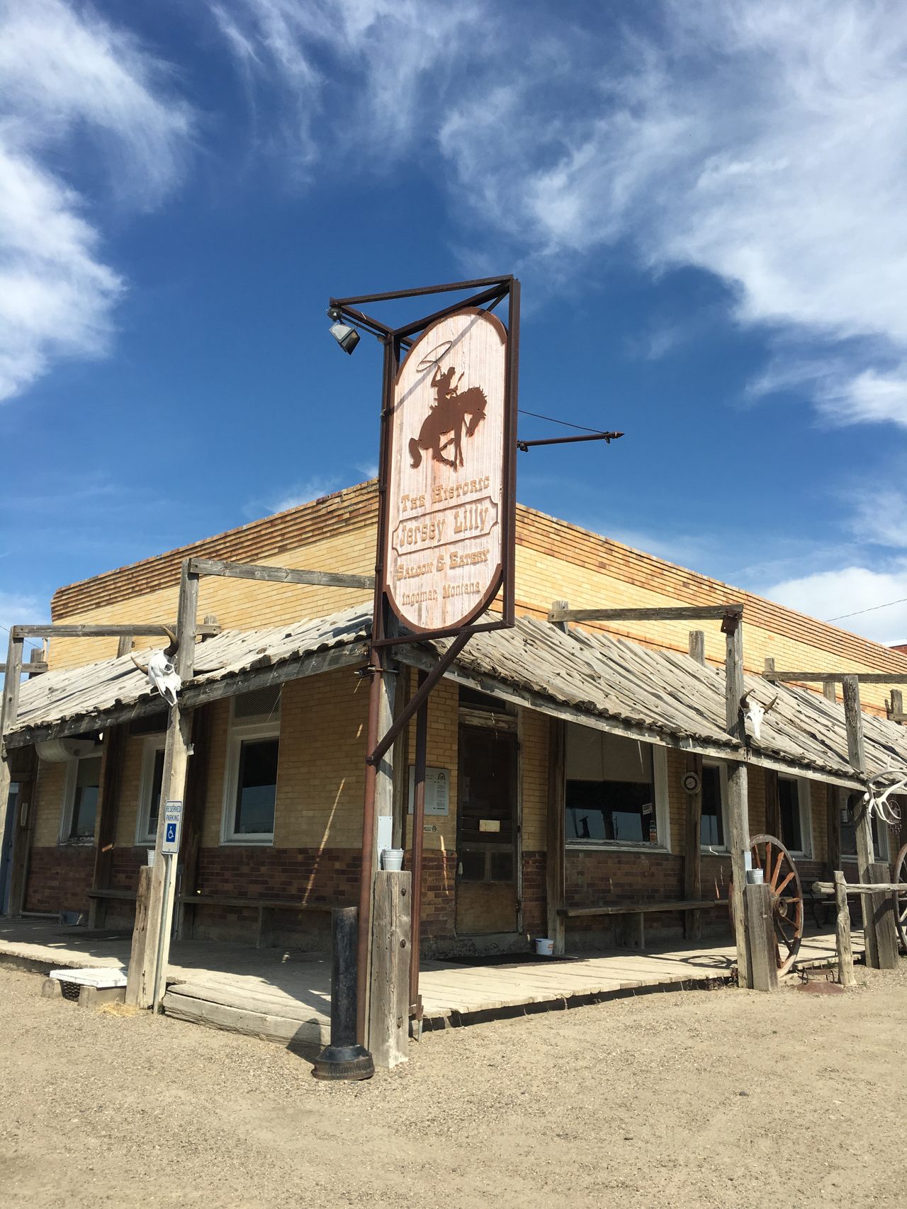 The historic bar has been a meeting point for area cowhands and sheepherders for nearly a century.