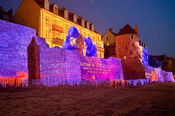 Projection onto Le Mans’ Gallo-Roman wall
