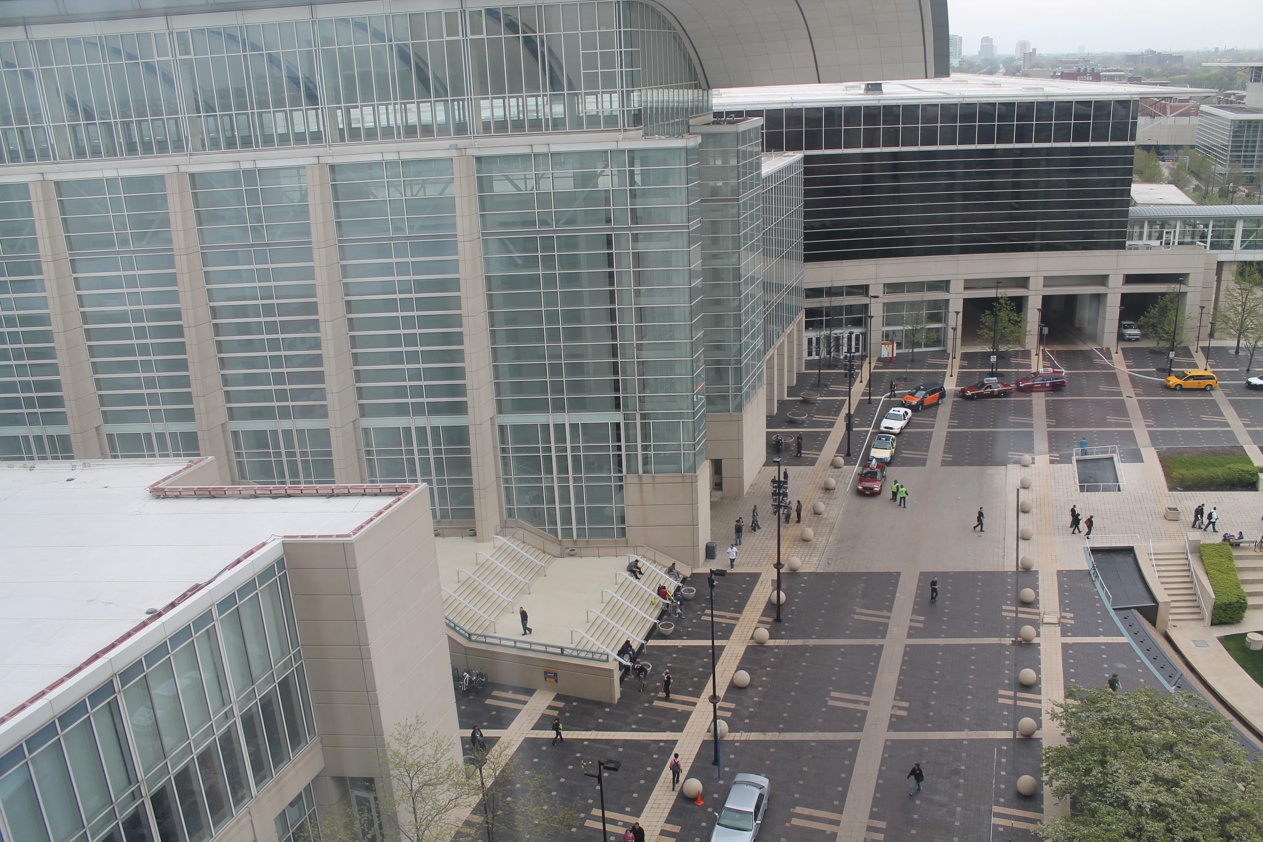 McCormick Place, confusing to birds and bats for different reasons.