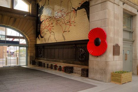 Manchester Victoria Station Map Mural & War Memorials