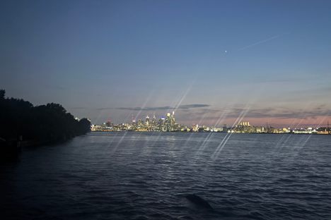 Sunset over Philadelphia