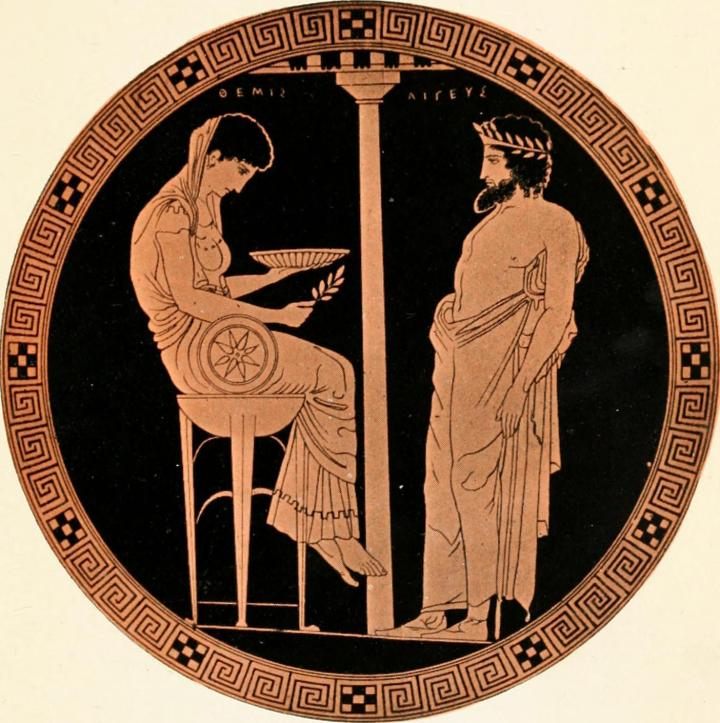 Women sometimes consulted oracles, like the Delhic oracle, pictured, to petition for children.