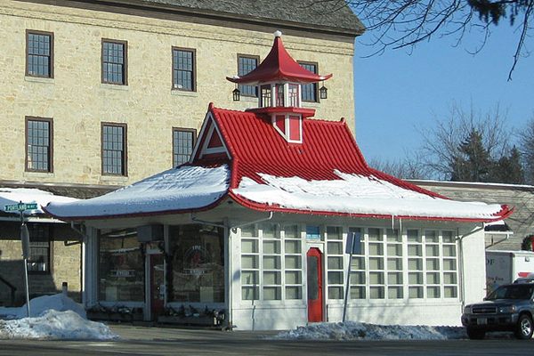 The old gas station.