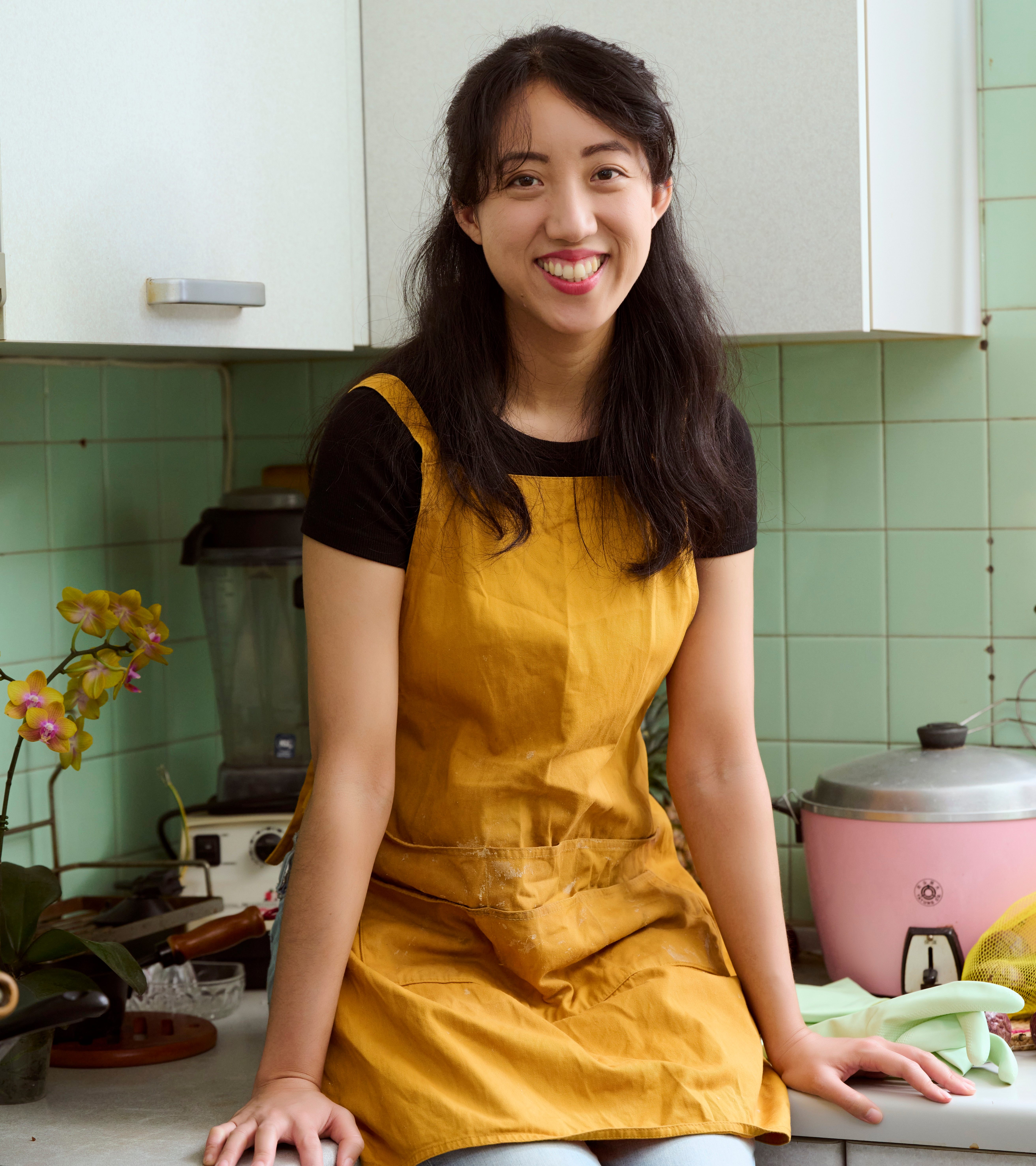 Author Clarissa Wei in her kitchen in Taipei.