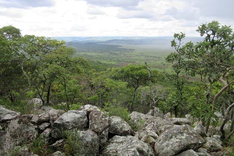 View from Fort Zombe, looking toward Tanzania.