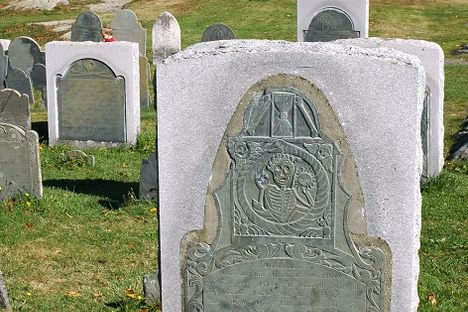 Susanna Jayne Headstone at Old Burial Hill