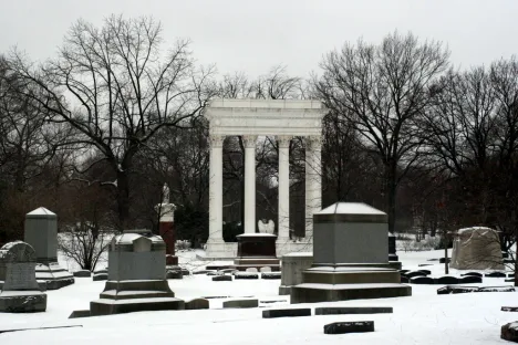 Graceland Cemetery.