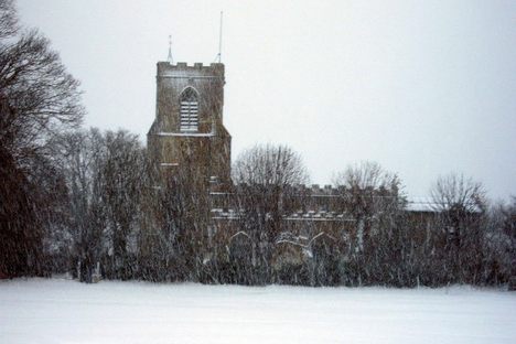St Mary’s in more recent snow