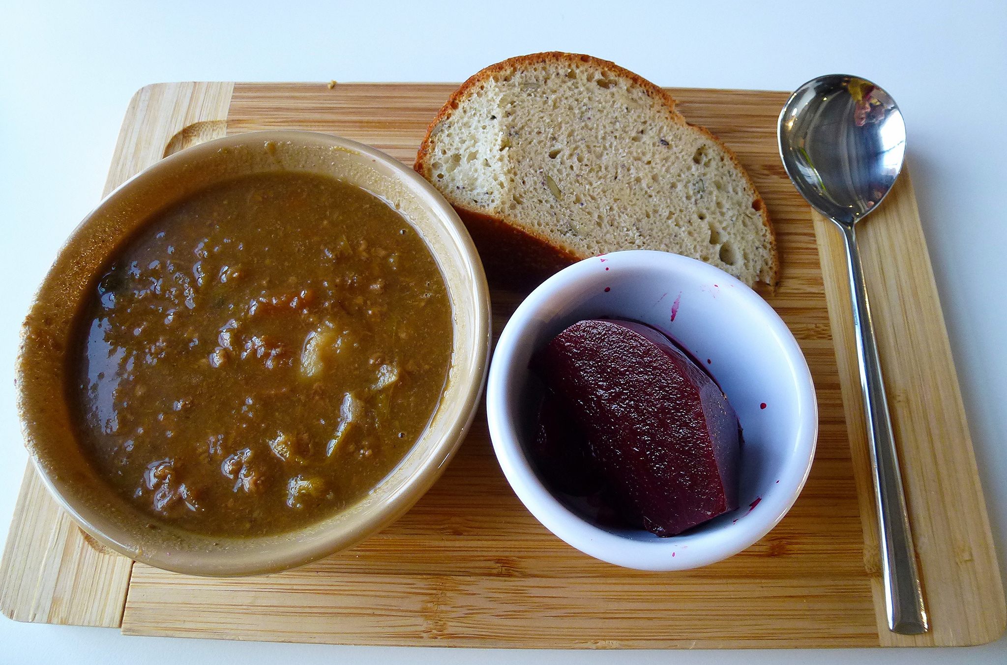 A bowl of scouse, the iconic dish of Liverpudlian dockworkers.