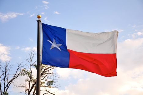The Texas flag. 