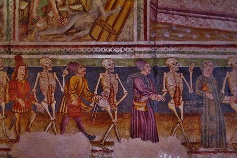 The fresco is remarkably preserved.
