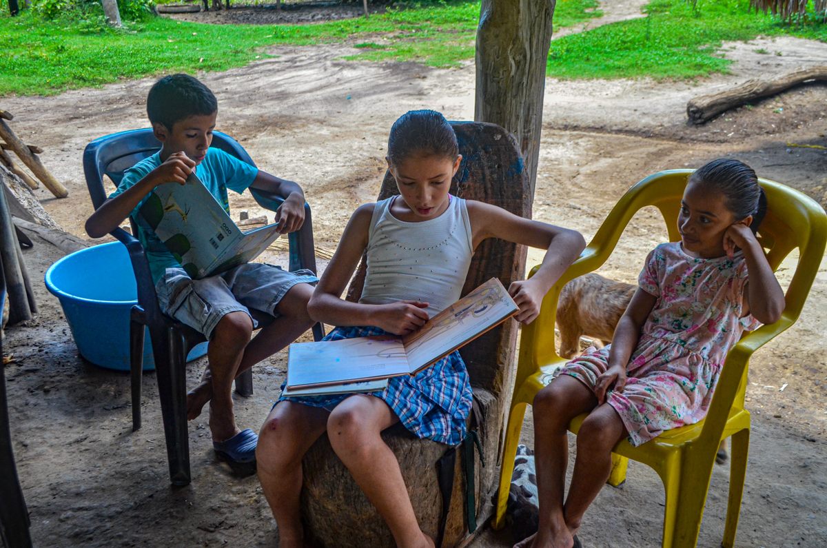 The books Soriano and Bibloburro provide encourage children to practice reading outside school hours.