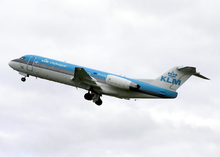 A Fokker 70. 