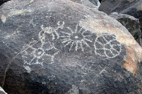 Check out the petroglyphs at Signal Hill.